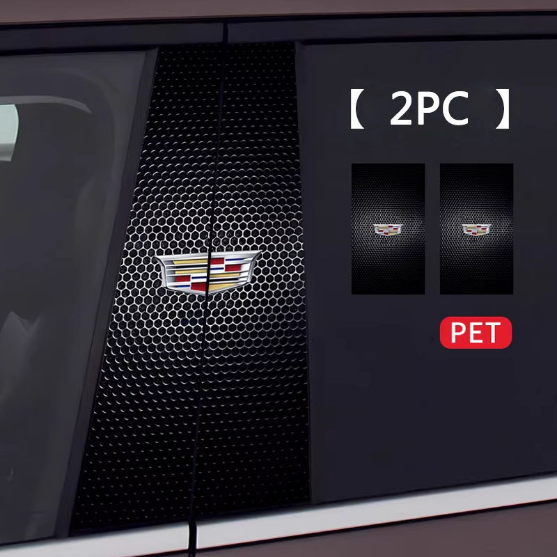 รถ B-เสาสติกเกอร์ AB คอลัมน์ป้องกันฟิล์ม Decals สําหรับ Cadillac Escalade CT5 CT6 XT5 CTS XTS ATS SR