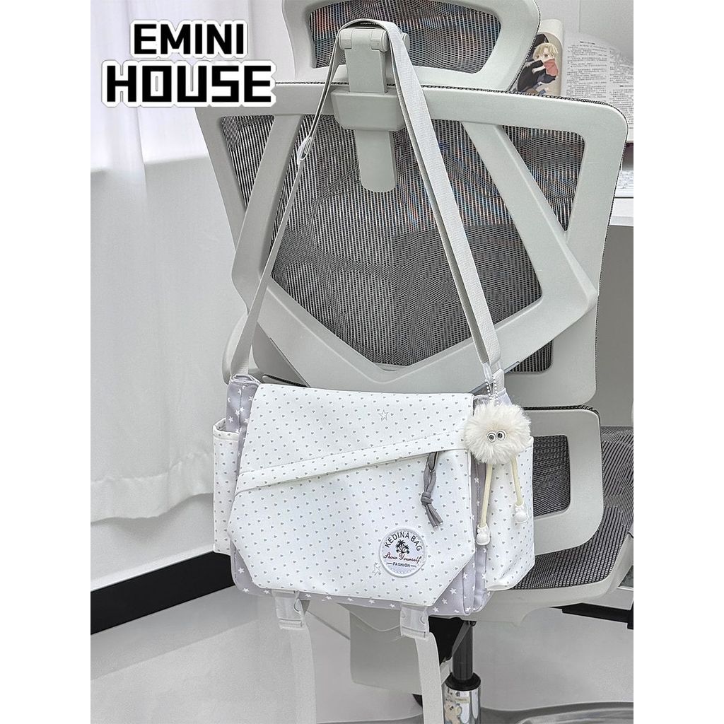 [EMINI HOUSE] College Style Cute Women's Shoulder Bag High Color Value Daily Large Capacity Lightwei