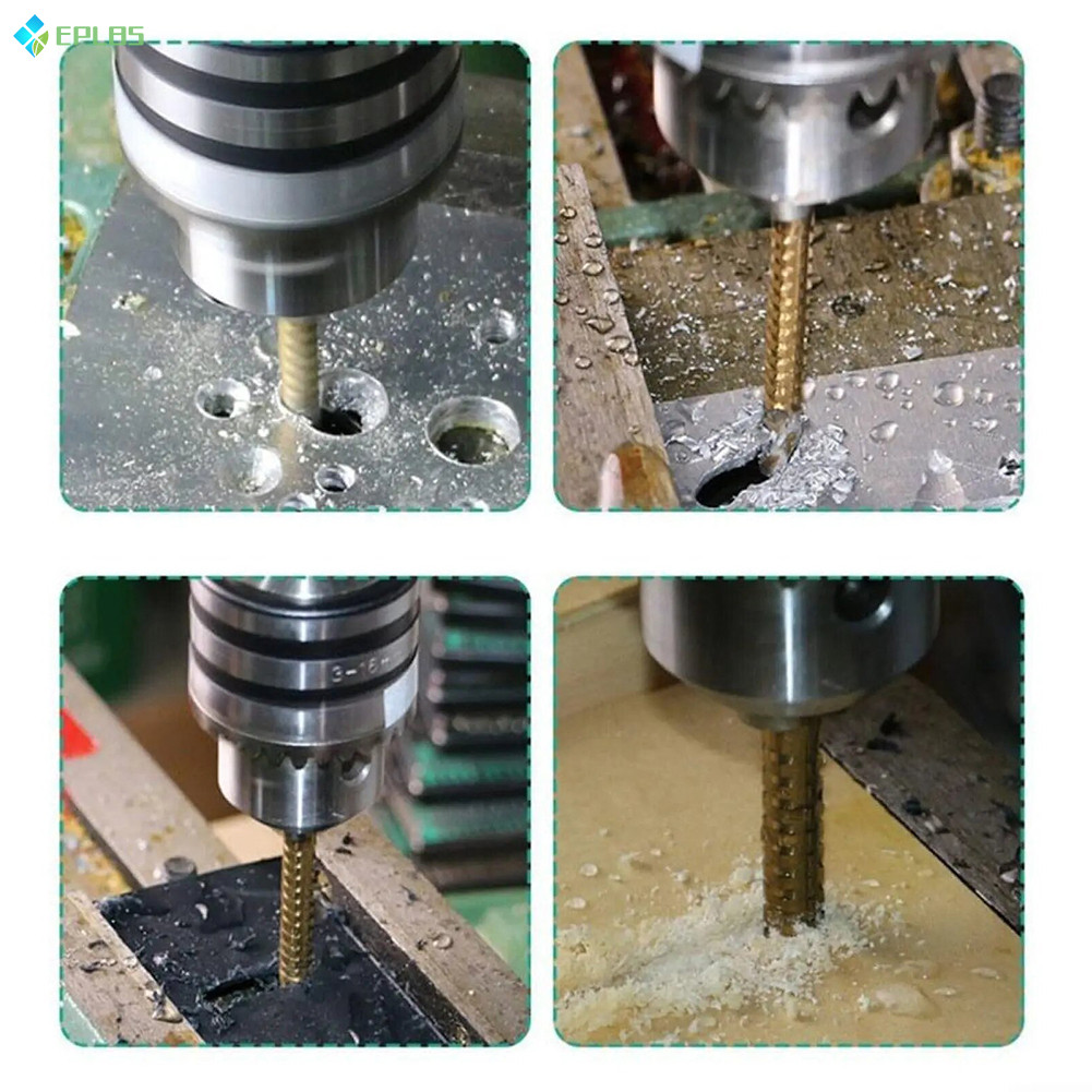 6 ชิ้น/เซ็ต HSS-Drill Bits Universal Heavy Duty Cobalt เจาะชุด Bit สําหรับอลูมิเนียม