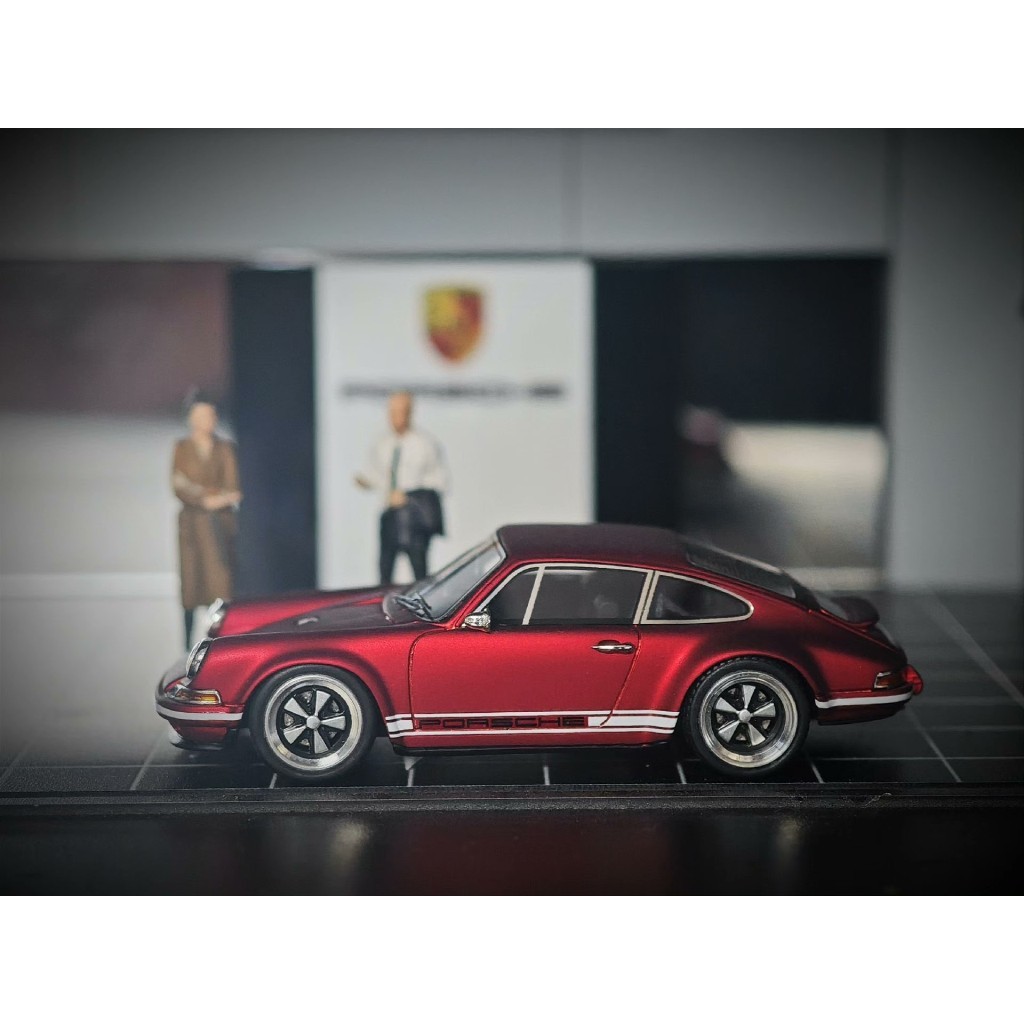 TP Porsche 964 Frosted Red TimothyPierre Timothy Porsche 911 964 Original Factory Singer Frosted Red