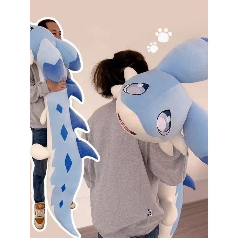 Spinning Weasel Pillow Blue Ecstasy Paru Doll Spinning Weasel Game Peripheral Full Body Plush Toy