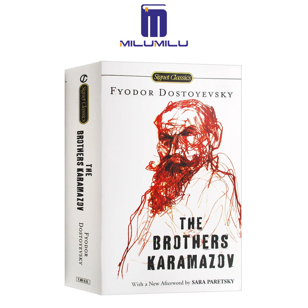 หนังสือภาษาอังกฤษต้นฉบับของ Brothers Karamazov โดย Fyodor Dostoyevsky