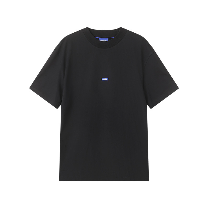 Hugo Boss Hugo Boss Mens HUGO Series เสื้อยืดคอกลมแขนสั้น Silver T-Shirt 300095