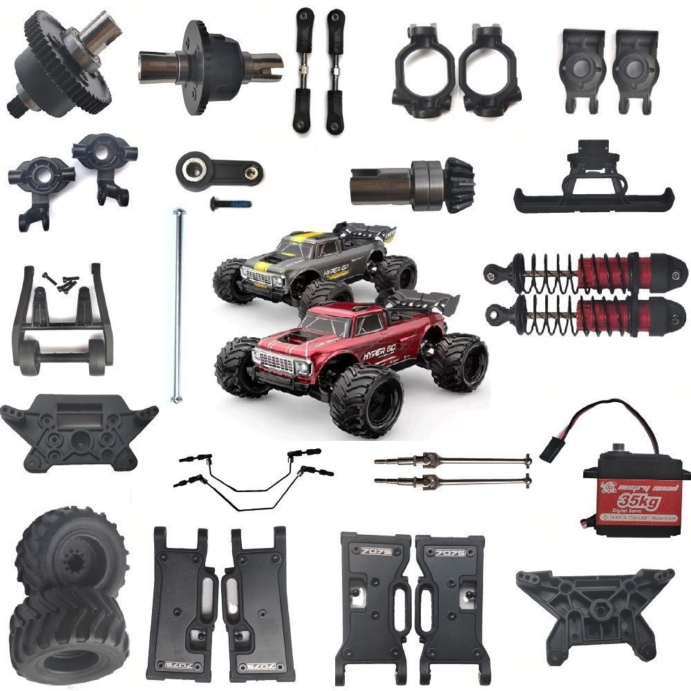 [RC] อะไหล่เดิมโรงงาน MJX Hyper Go 10210 รถมอนสเตอร์รีโมท 1/10 บลัชเลส 4WD พาร์ททดแทนซ่อมบำรุง