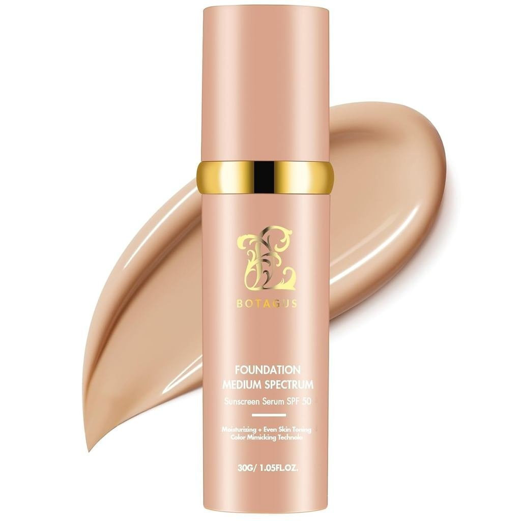 BotagusColorChangFoundation,4in1MediumSpectrumLiquidFoundation withSPF50+,คอนซีลเลอร์CoeticLightweig