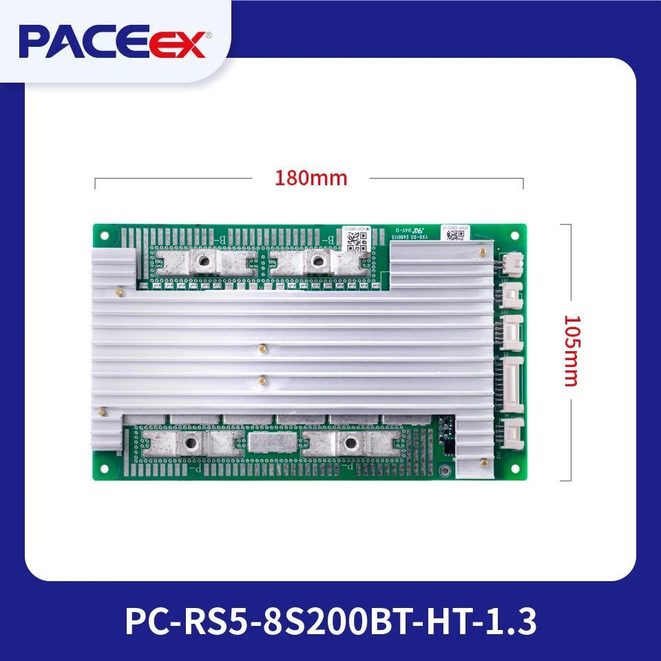 【QJ】PACE 8S 200A BMS นําไปสู่แบตเตอรี่ลิเธียม BMS พร้อม Bluetooth UART Communication PACEex BMS