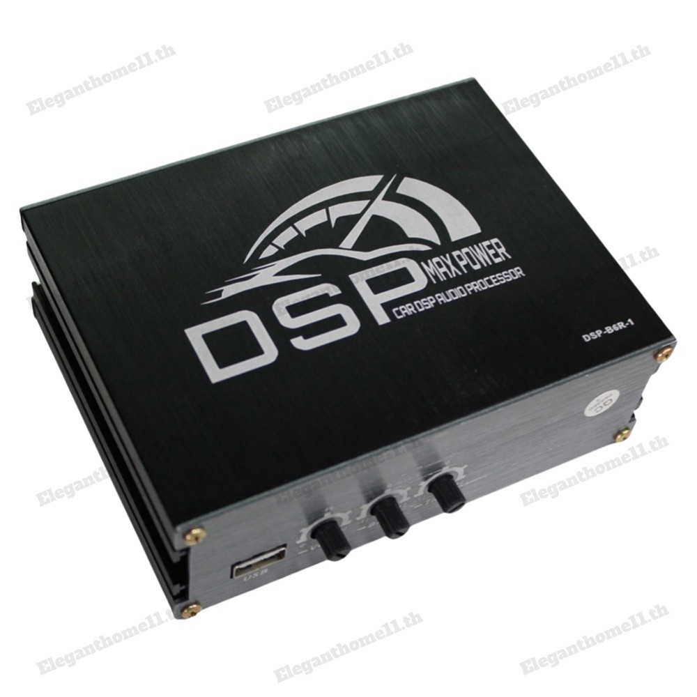 4x50W รถ DSP เครื่องแปลงไฟดิจิตอลสําหรับรถยนต์รองรับ APP ควบคุม