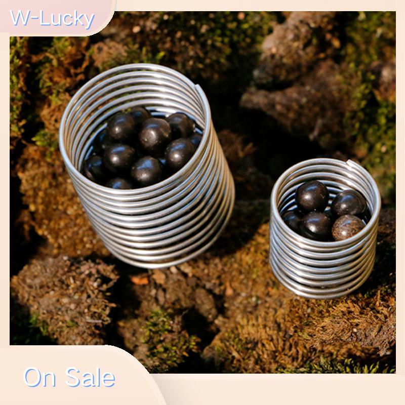 W-Lucky Garden Tools 10 ชิ้นตะกร้าสแตนเลสรูปร่างคอลัมน์ติดทนนานและมีประสิทธิภาพ Nice