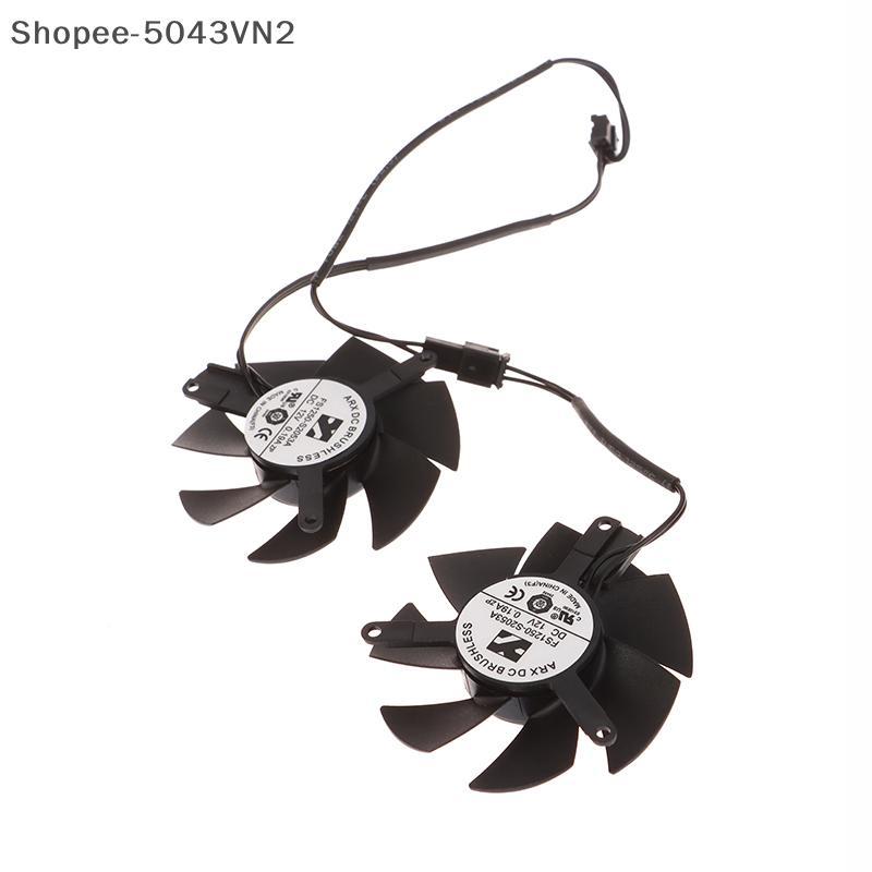[RE] 1 คู่ FS1250-S2053A 0.19A GPU VGA Video Cooler กราฟิกการ์ดพัดลมสําหรับ GTX 1650 1630 GTX1650 D6