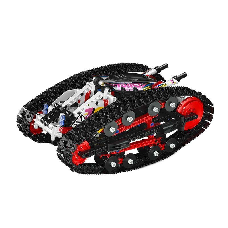 Mould King 13153 13154 836PCS รถ Serie RC สองด้าน Stunt รถ Building Block รุ่นการวิเคราะห์การศึกษาขอ