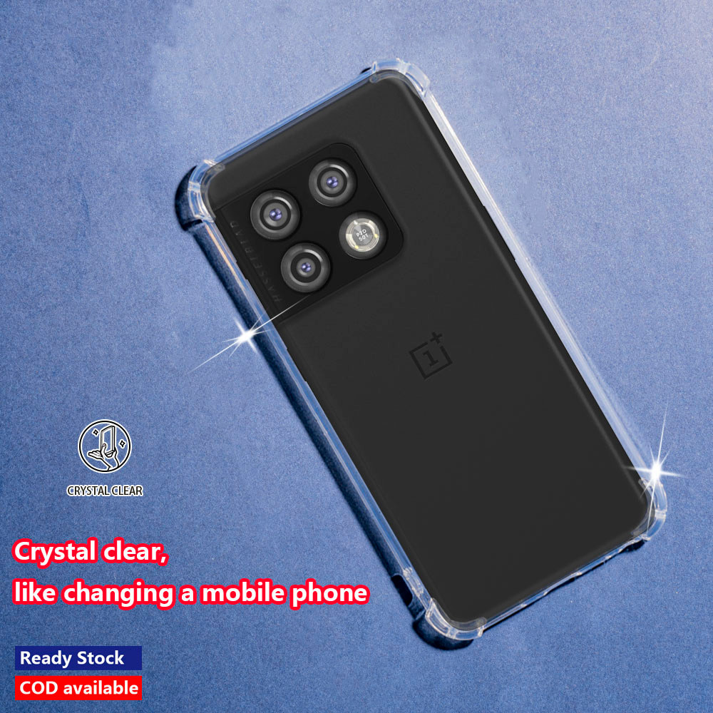 สําหรับ OnePlus 10 Pro 5G NE2210 NE2211 NE2213 NE2215 NE2217 คริสตัลClear JellyกรณีAir-Guardมุมนุ่มT