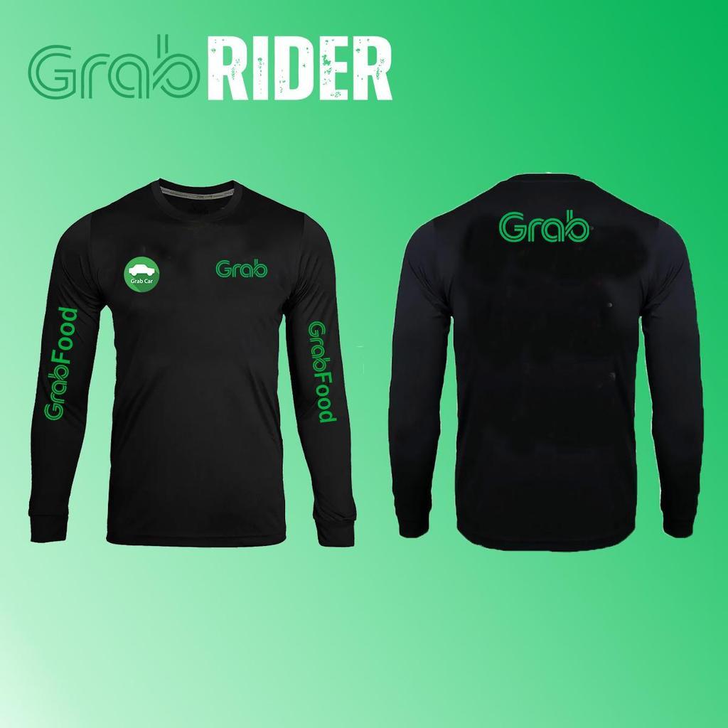 เสื้อแขนยาว Grab Team เสื้อกันหนาว Grab Food ผ้าเนื้อดี ใส่สบายเรา