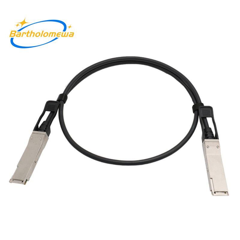 bartholomewa200Gb QSFP56 สาย QSFP56 ถึง QSFP56 โดยตรงติดทองแดงซ้อนสายสําหรับ ConnectX-7 ใช้งานร่วมกั