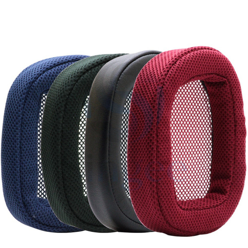 G G433 แผ่นรองหูฟังทดแทน สีดํา น้ําเงิน แดง เหมาะสําหรับ Logitech G433 G230 G-PRO G233 G533 G231 G33