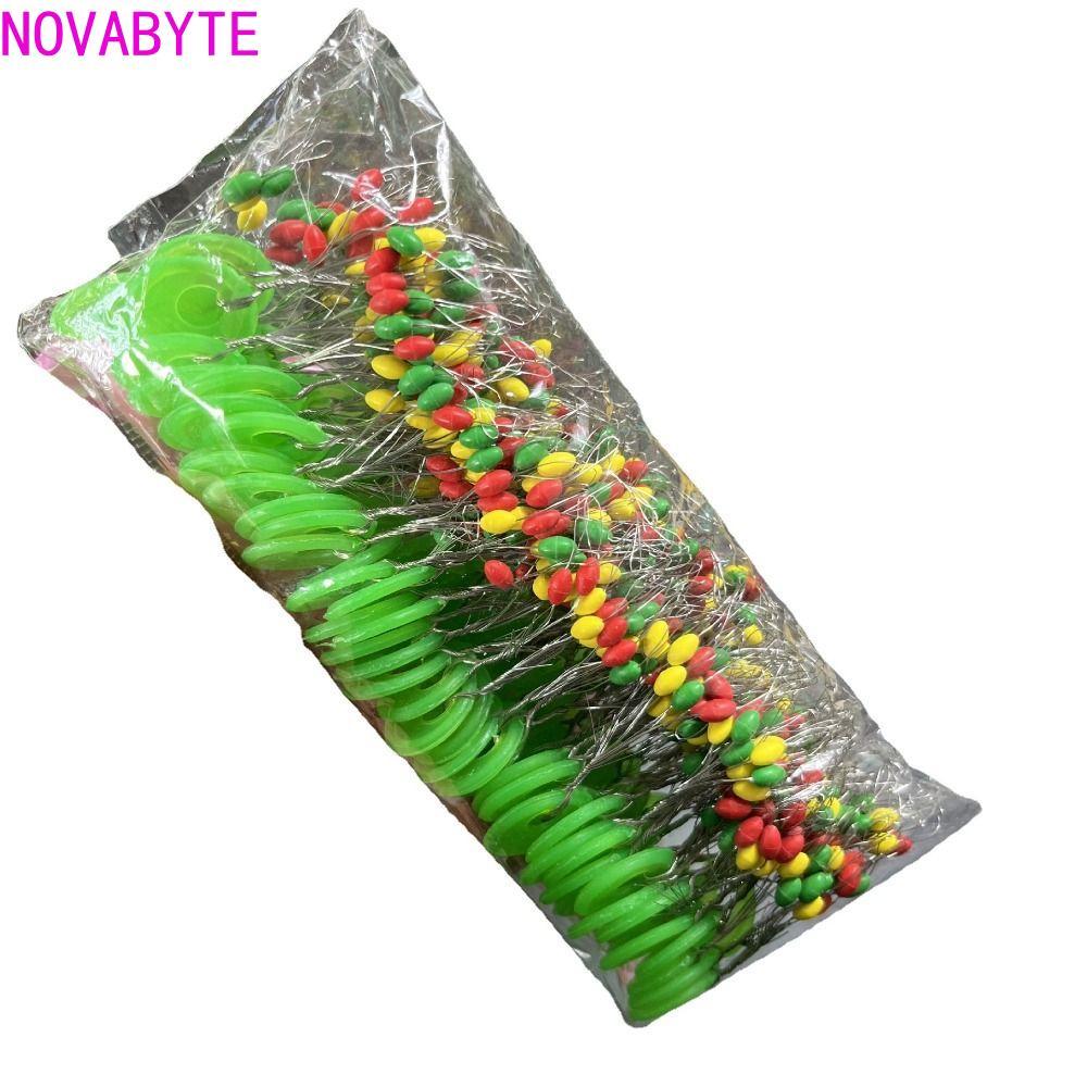NOVABYTE 600 ชิ้นรูปไข่ลอยสายตกปลา Tackle S/M/L ตกปลา Stopper Bobber Stopper Floats Bal ปลาคาร์พอุปก