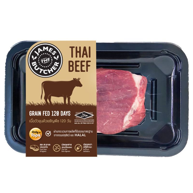 เจมส์เดอะบุชเชอร์เนื้อสเต็ก 160กรัม James The Butcher Beef Steak 160g.