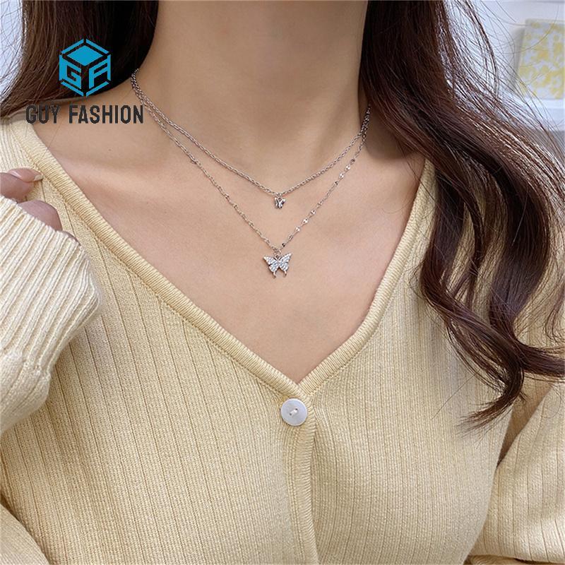 Man Fashion Star Pendant Gold Silver Color Nelace Fashion Simple Sparkling Clavicle Chain .