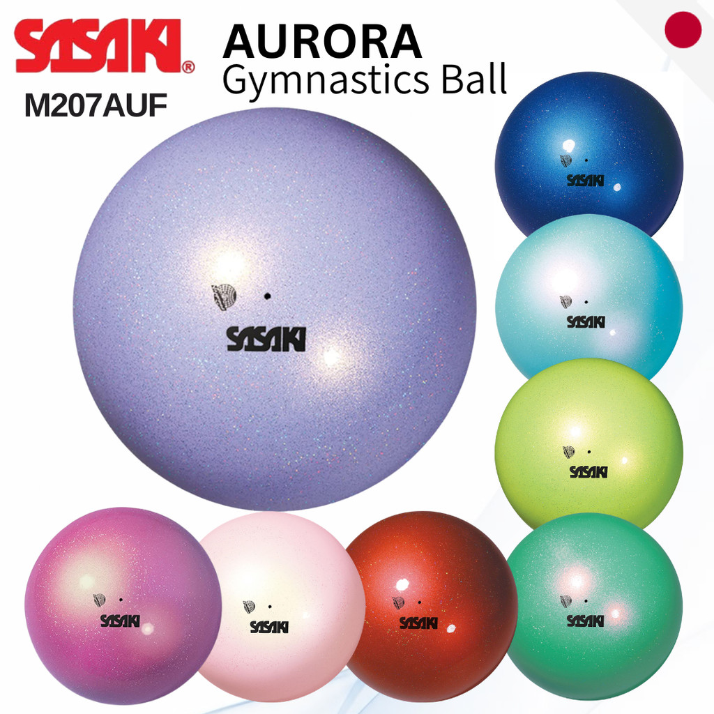 SASAKI Aurora Gymnastics Ball - FIG Approved Rhythmic Gymnastics Rubber M207AUF Japan