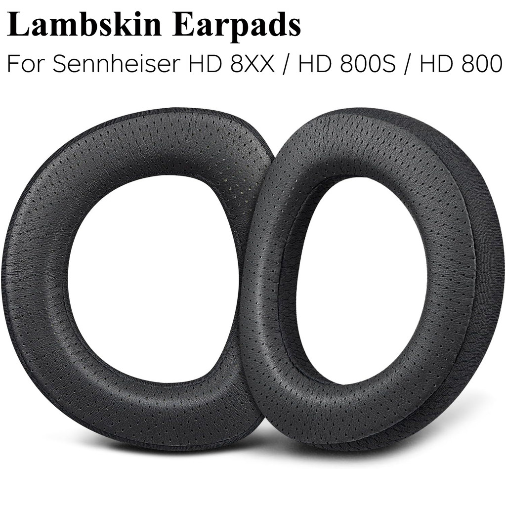 พรีเมี่ยม HD 8XX / HD 800S / HD 800 Lambskin แผ่นรองหูฟังสําหรับหูฟัง Sennheiser HD800/HD800S/HD8XX 