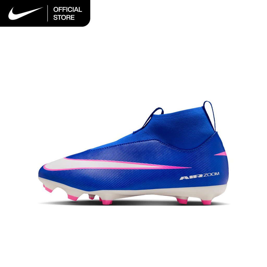 Nike Older Kids' Jr. Mercurial Superfly 10 Academy Multi Ground High- Soccer Cleats Shoes - Racer Blue [FQ8304-446]