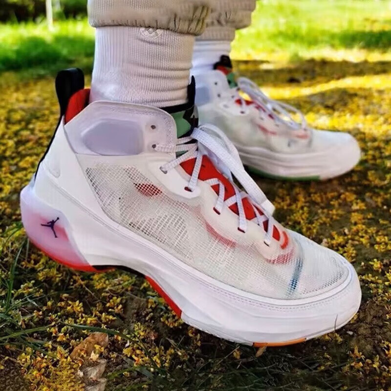 Nike Nike Air Jordan 37 รองเท้าบาสเก็ตบอลผู้ชายต่อสู้จริงกันลื่นทนต่อการสึกหรอ DV0747 DD6959