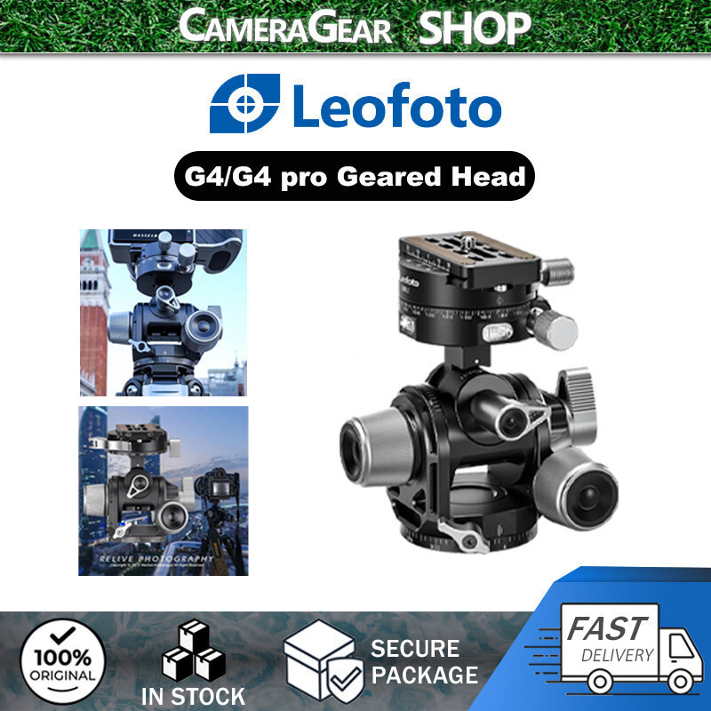 Leofoto G4 PRO Geared Ball Head 4D ขาตั้งกล้องสําหรับการถ่ายภาพฉากสถาปัตยกรรมHT99 CVPA