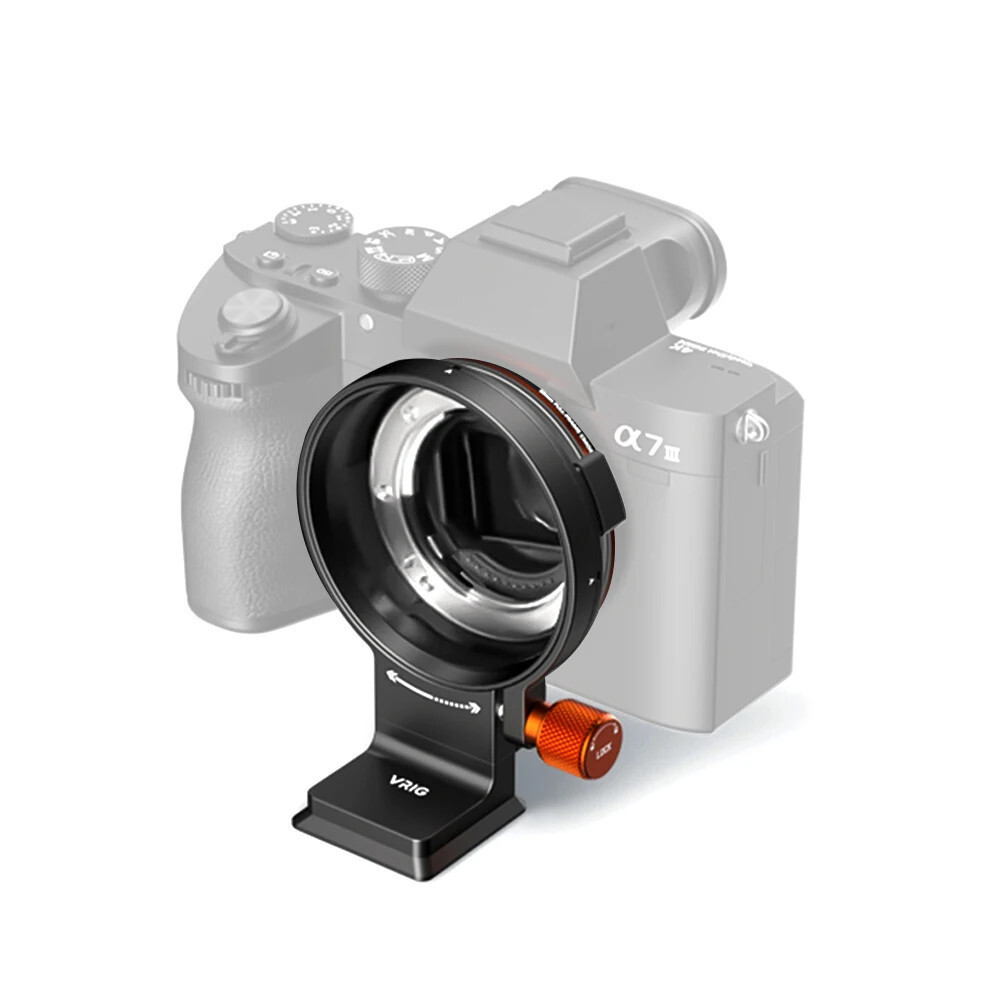 VRIG 65.19 มม.หมุนได้ขาตั้งกล้องแหวนเลนส์คอเท้าสําหรับ A6000/A6100/A6300/A6400/A7SA7S2/A7S3/ZVE1/ZVE