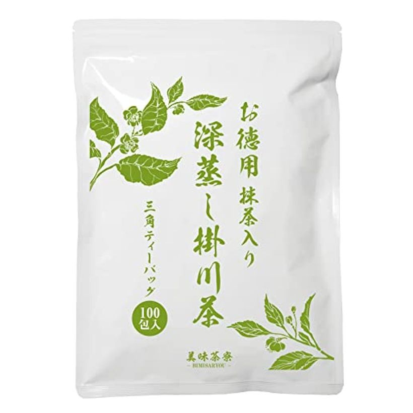 Oishi Saryo Green Tea with Matcha Tea Bags 2.5g × 100 Packs Shizuoka Prefecture
