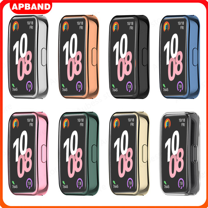 ชุดป้องกัน Huawei Band 10 Huawei Band 9 Tpu Soft Pack เคส  Huawei Band 8 NFC All Inclusive Plating Protection Cover