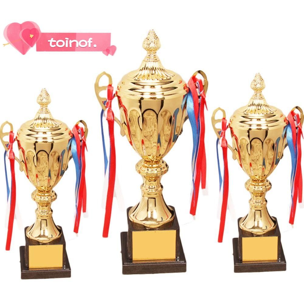โทชิโนฟ ถ้วยรางวัลที่ปรับแต่งได้ 1 ชิ้น, 29/33/36/41/46/51 ซม.รางวัลทองแชมเปี้ยนส์ถ้วยรางวัลรุ่นถ้วยรางวัลโลหะพลาสติกประติมากรรมครอบคลุมออกแบบถ้วยรางวัลกีฬาสม
