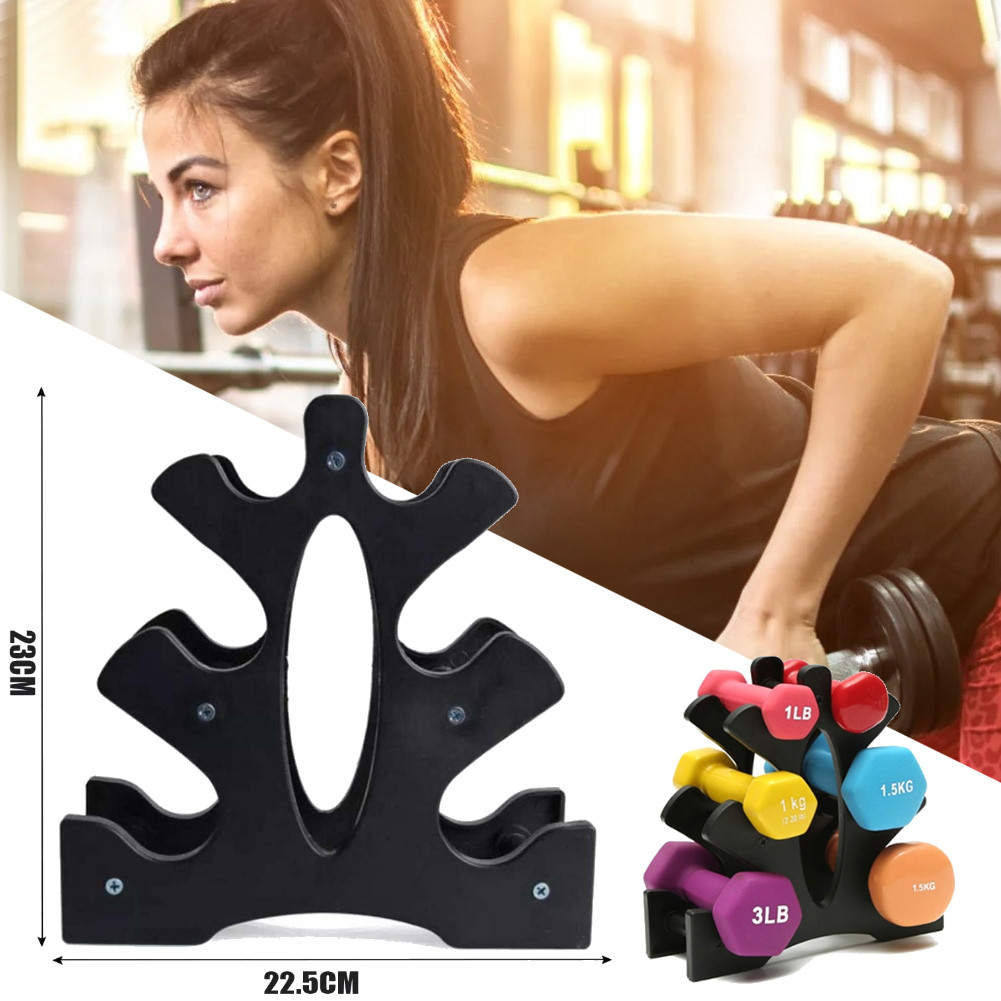 3 ชั้น Dumbell Rack Dumbbell Rack ผู้ถือ Dumbell Rack Barbell Rack Home GYM Stand Dumbell Dumbbell R