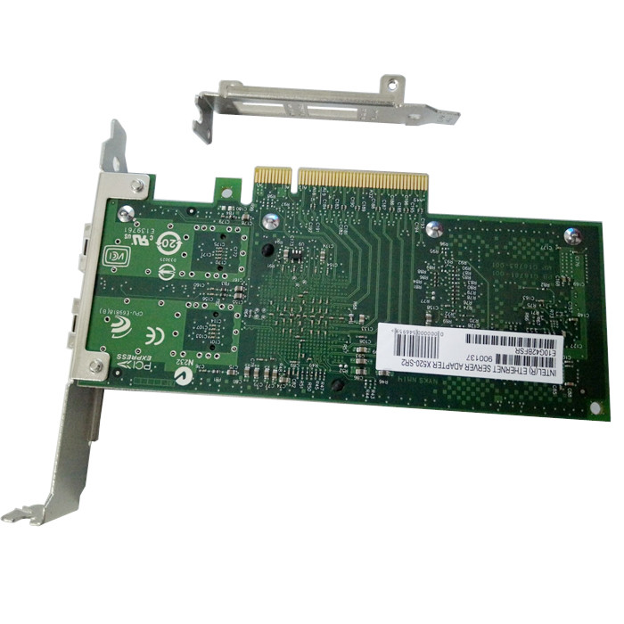 ยี่ห้อใหม่ X520-DA11 X520-DA2 พอร์ตเดี่ยว Dual Port 82599 Mega การ์ดเครือข่าย 10G PCIE