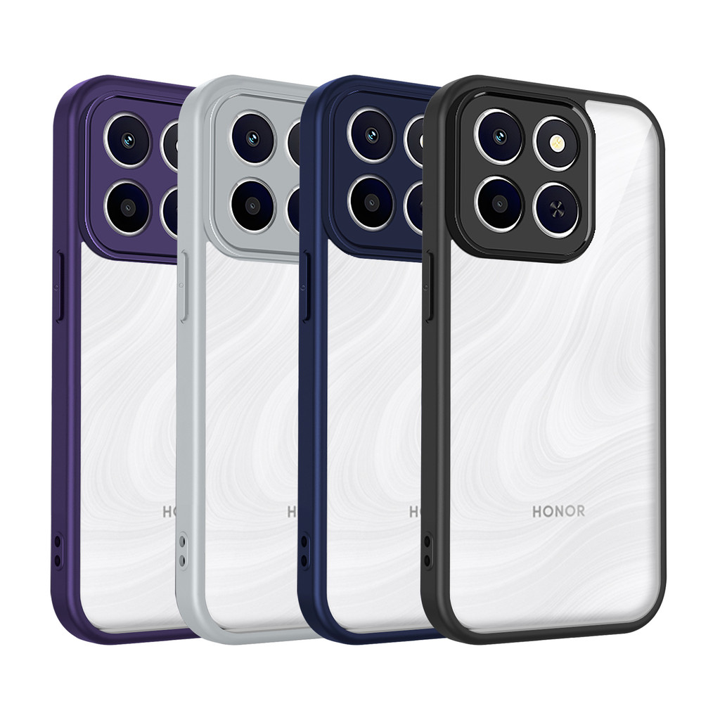 เคส Honor X6C ปลอกหรูหรา Frosted ฝาครอบโปร่งใสสําหรับเคสโทรศัพท์ Honor X6C