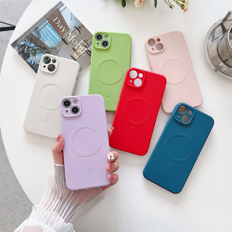 เคสไอโฟน11 กันกระแทกแม่เหล็กสุดหรู สำหรับ IPhone 11 16 15 13 12 14 Pro Max 7Plus 12Pro XS Max X XR 8 7 16 Plus SE 3 2020