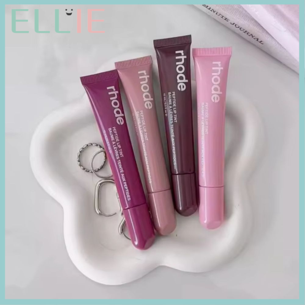 ELLIE Lip Gloss, ลิปสติกให้ความชุ่มชื้น, Liquid Rhode Shiny Lip Glaze
