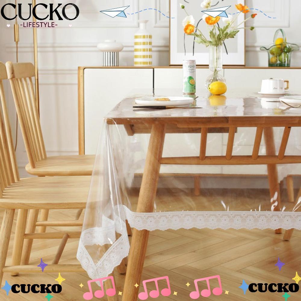 ผ้าปูโต๊ะลูกไม้ PVC ใหม่ กันน้ําและมัน ใส่สบายสำหรับโต๊ะอาหาร