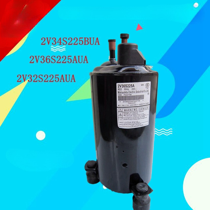 คอมเพรสเซอร์แอร์และปั๊มความร้อน พานาโซนิค ขนาด 2 แรงม้า รุ่น 2V32S225AUA, 2V34S225BUA, 2V36S225AUA แ