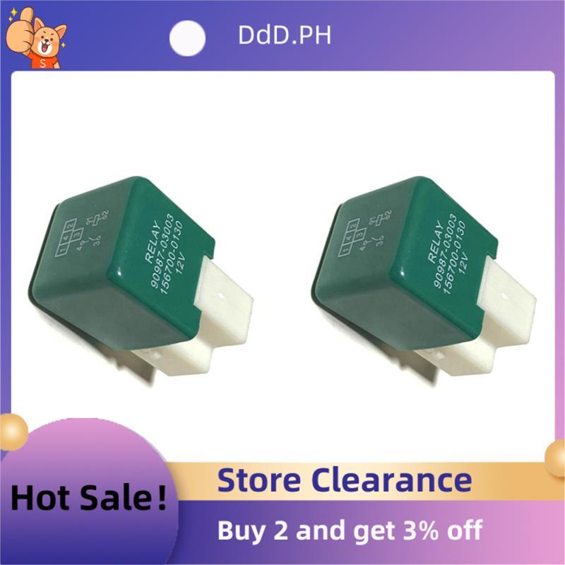 2X รีเลย์พัดลมติดรถยนต์ 90987-03003 156700-0130 สําหรับ IS250 IS350
