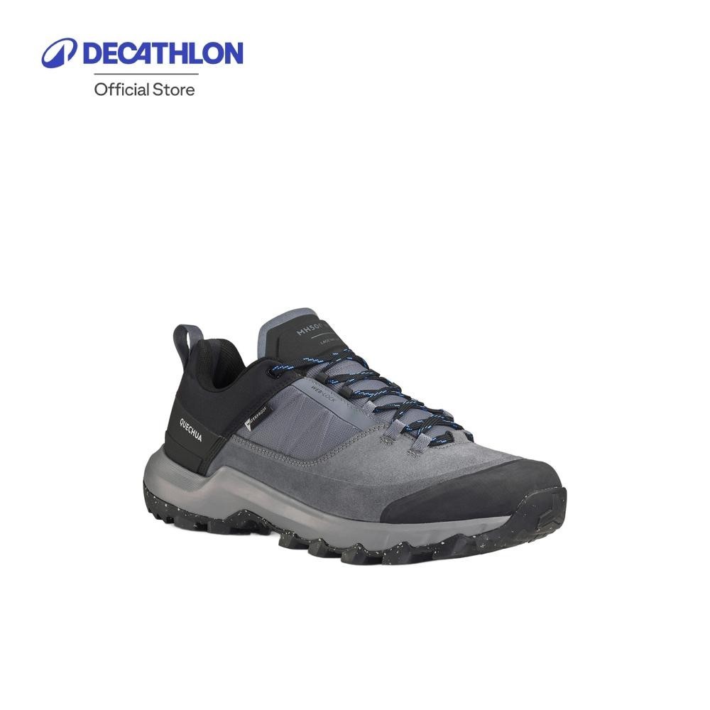 Decathlon Men'S Waterproof Hiking Shoes - Mh500 รองเท้าเดินป่ากันน้ำผู้ชาย รุ่น MH500 - Black