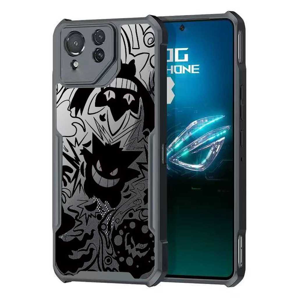 เคสโทรศัพท์สําหรับ Asus ROG 9 9 Pro 9 FE 8 8 Pro กรณีโปร่งใส Ultra Thin อะคริลิคกันกระแทกป้องกันกันชนถุงลมนิรภัย C01-C06