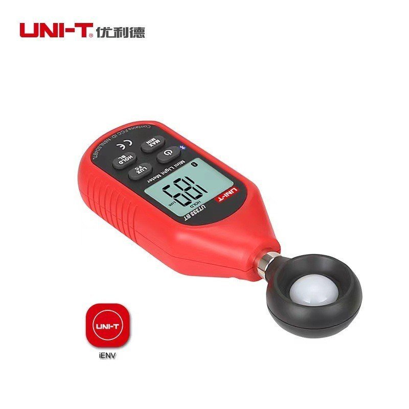 Photometer ความแม่นยําสูง UT383S/UT383 ดิจิตอล UT383S UT383BT/Brightness Meter เครื่องมือวัด DQV2