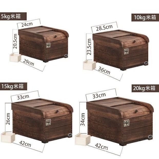 4020 ครัวเรือน Jin Jin 30 กล่องก๋วยเตี๋ยว Jin แมลงหลักฐานเก็บเมล็ดพืชกล่องปิดผนึกกล่องข้าวไม้เนื้อแข