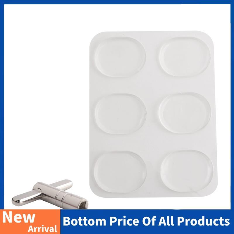 Drum Damper gel 6 แพ็ค พร้อม One Drum Tuning Key pack 1