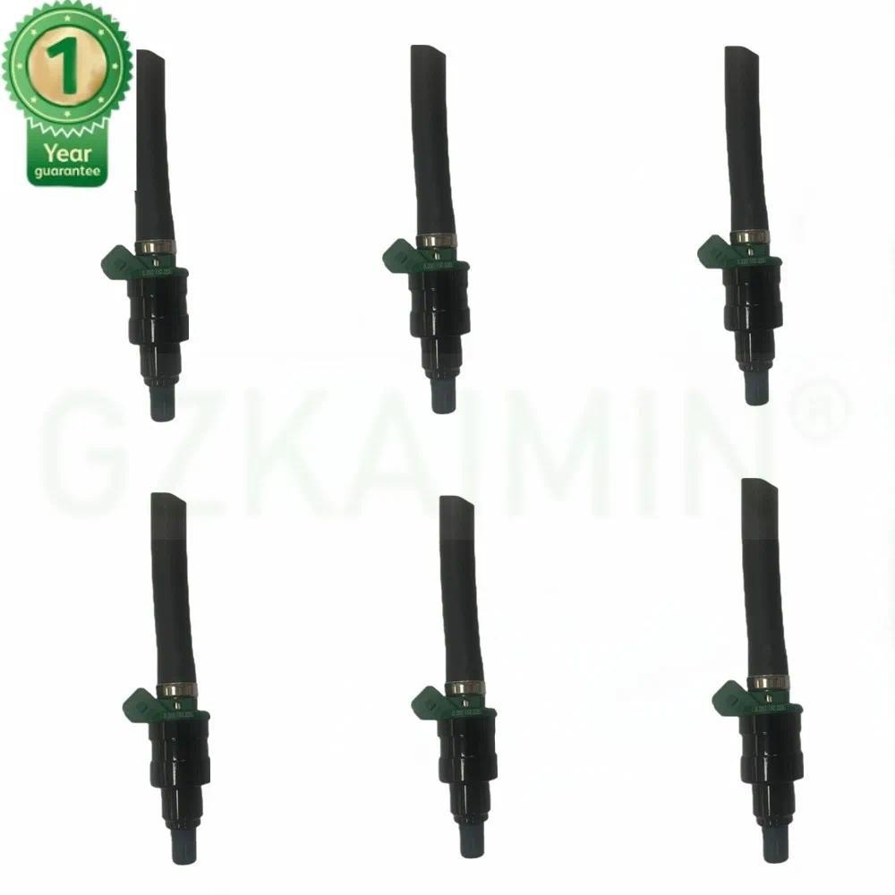 6PCS FUEL INJECTOR สําหรับ JAGUAR DAIMLER XJ12 XJS V12 5.0 HE 82-89 D JEBRONIC 0280150035