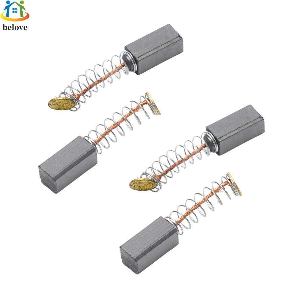 สําหรับมอเตอร์ไฟฟ้าชุดแปรงถ่าน 4 ชิ้น อะไหล่ทดแทน 10 มม. x 5 x 5 มม.