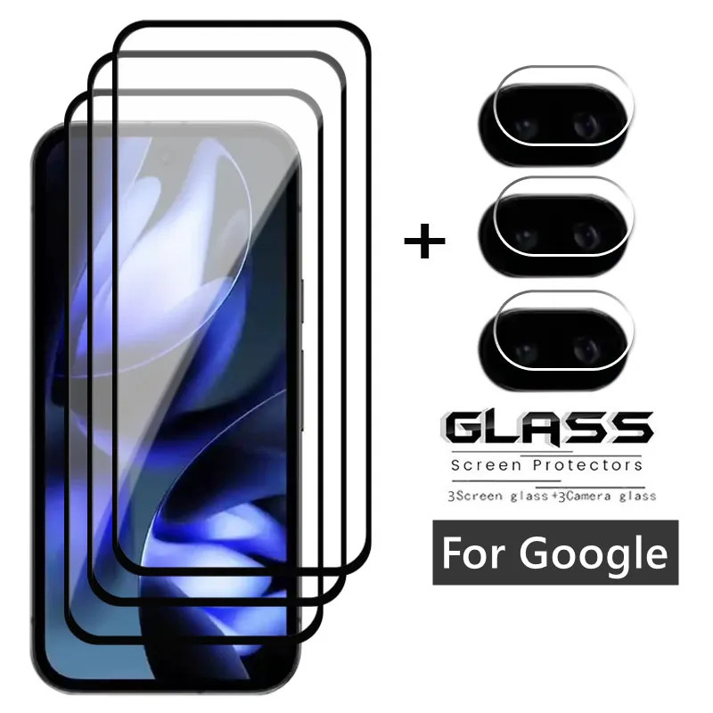 2.5D 9H Full Cover Glass สําหรับ Google Pixel 9A กระจกนิรภัยสําหรับ Google Pixel 9A ป้องกันหน้าจอ HD