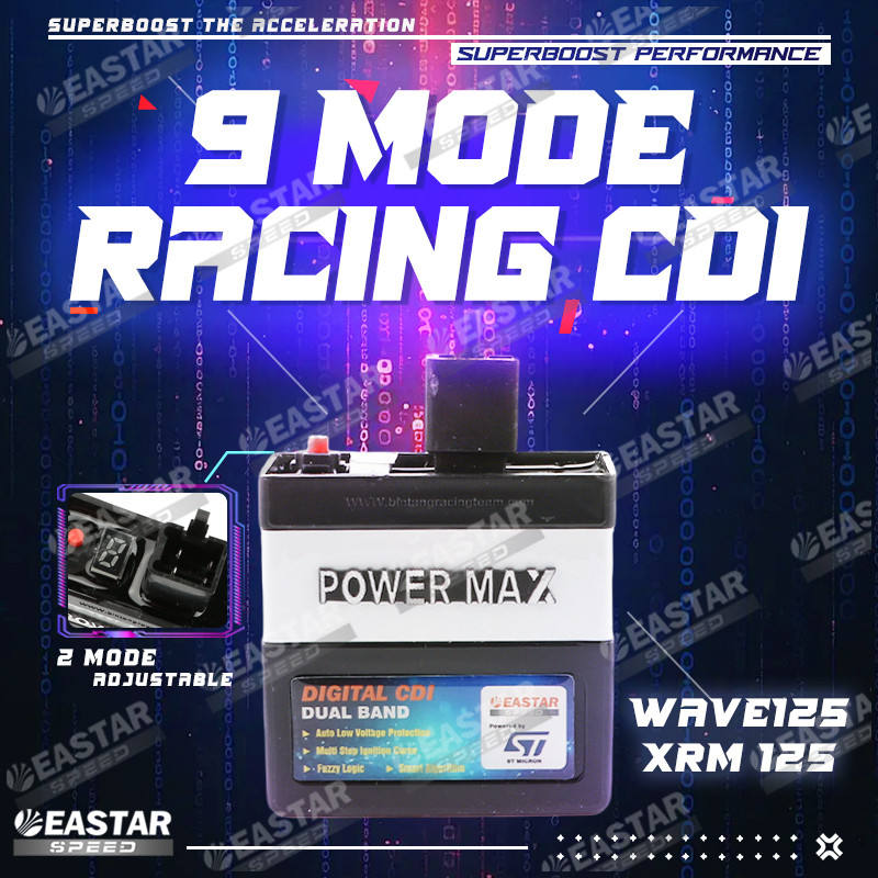9 ระดับ กล่องไฟ กล่องไฟแต่ง CDI  ปลดรอบ กล่องไฟ กล่องแต่ง เวฟ125R , โซนิค