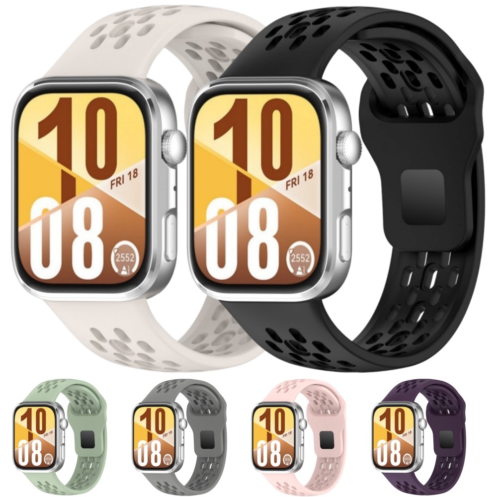 Huawei Watch Fit4 สายรัด Breathable กีฬาซิลิโคนเหลวสายรัดสําหรับ Huawei Fit4pro สายรัดทดแทนสร้อยข้อมือสําหรับ Fit3 อุปกรณ์เสริมวัสดุยางนุ่ม