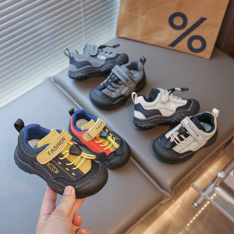 Children's Sports Shoes Spring and Autumn New Boys Shoes Girls' Running Shoes Hiking Shoes Non-Slip 