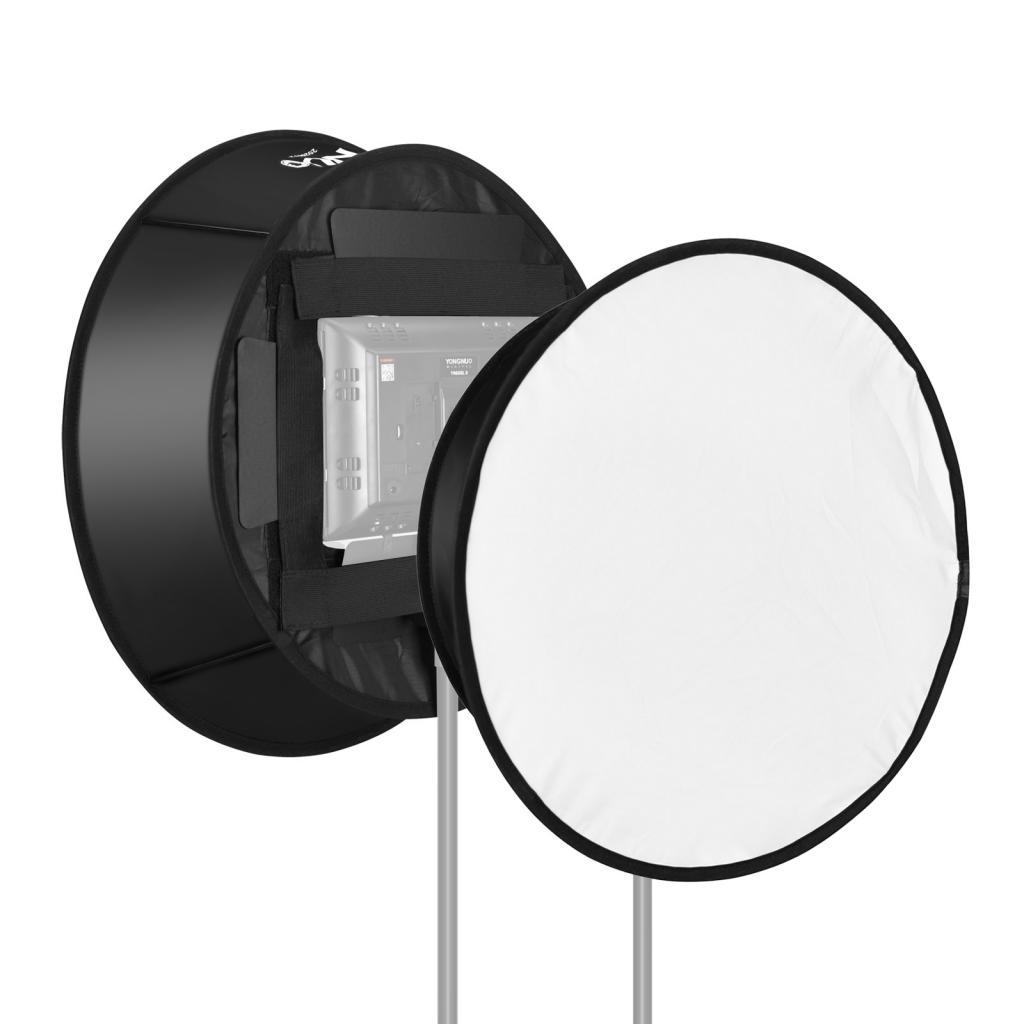 Cameraworld1-TH BUZHI led ไฟวิดีโอ softbox YN56-1 56 ซม./22in รอบ Softbox Diffuser พับได้พร้อมกระเป๋